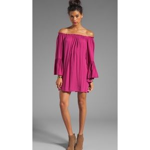 Butterfly wing tunic dress